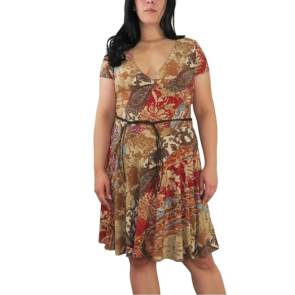 RALPH LAUREN PAISLEY WRAP DRESS SIZE 3 x - Picture 11 of 11